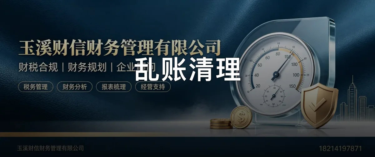 乱账清理 · 玉溪财信财务管理有限公司官方服务认证